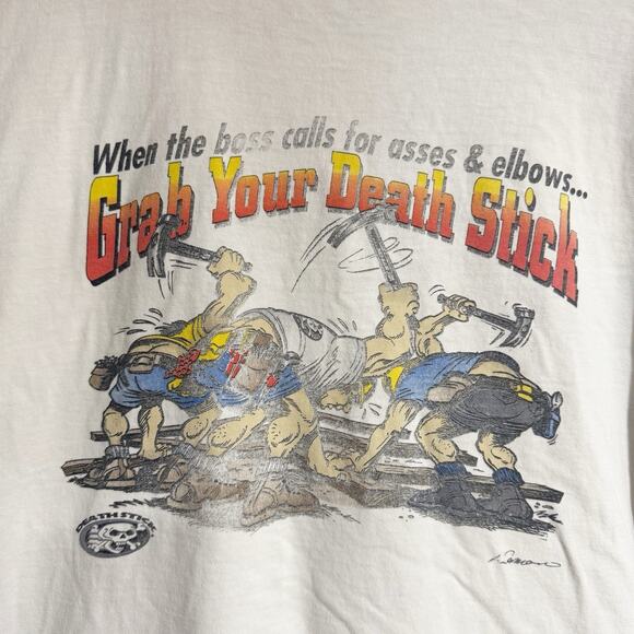 DEAD ON TOOLS DEATH STICK T-SHIRT 2XL “Grab Your Death Stick” - Picture 1 of 6